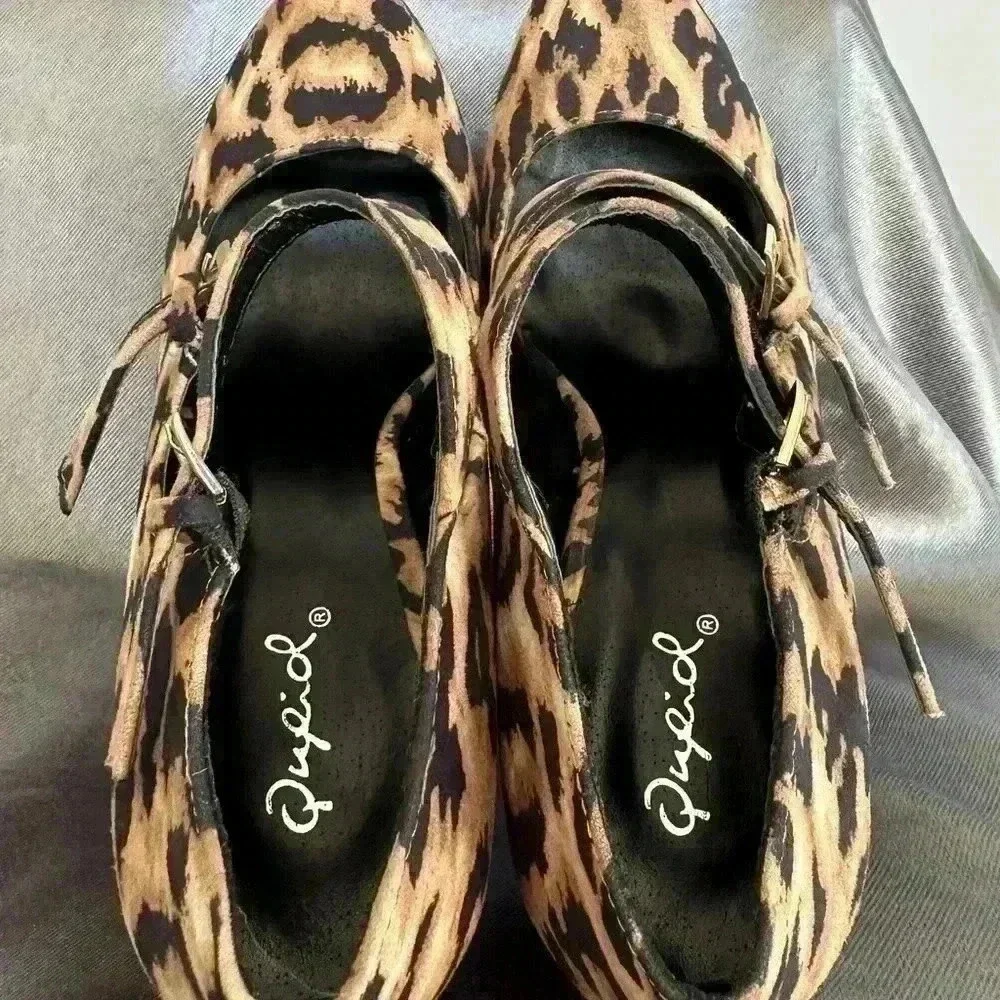 2 for $30 🆕Leopard Mary Jane Heels - Picture 3 of 15